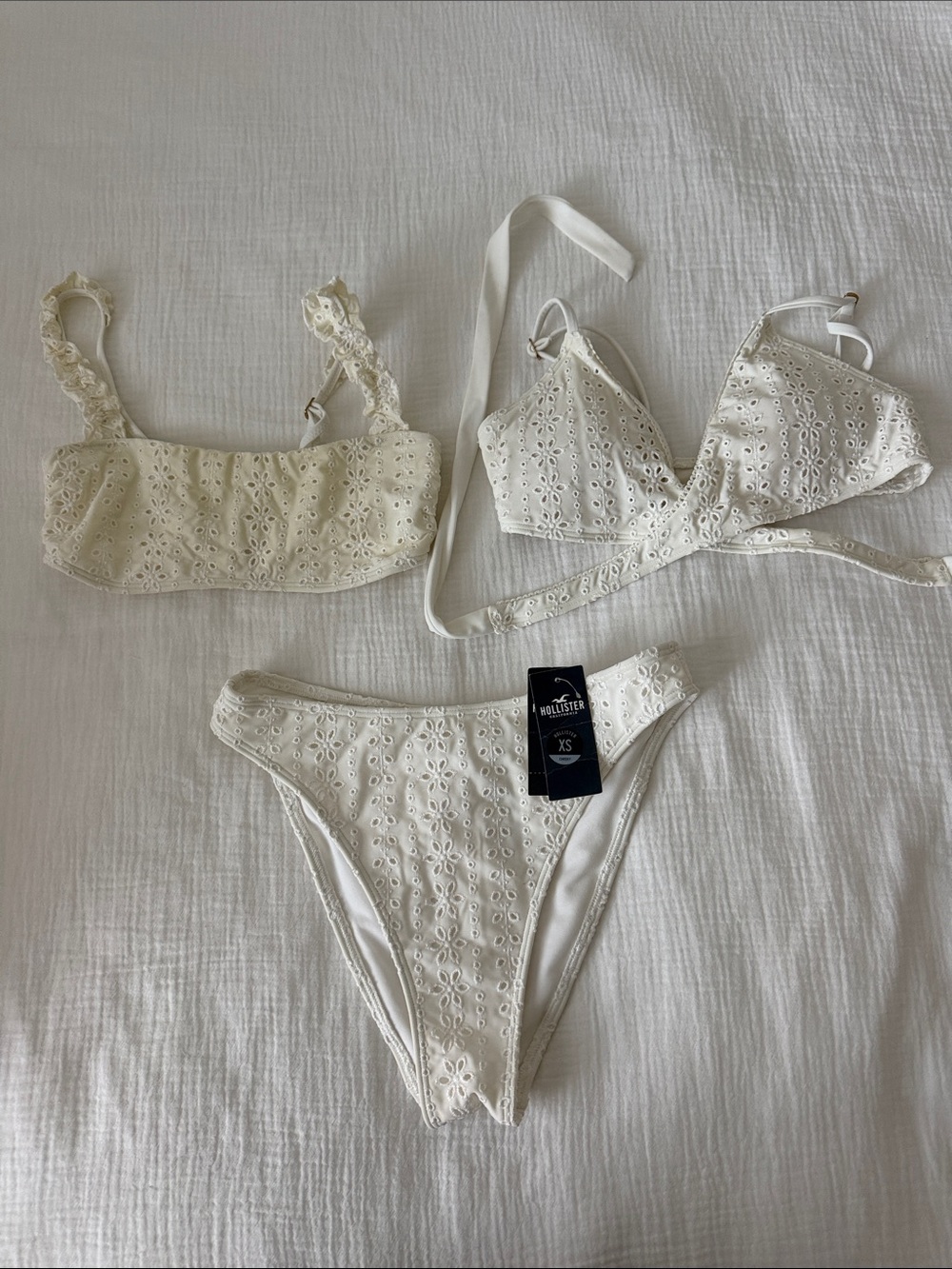 Hollister three piece bikini set! All xs